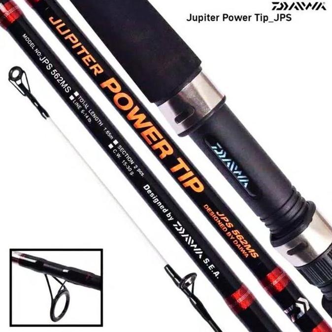 Joran Pancing Daiwa Jupiter Power Tip 150cm - 210cm (Original) Carbon Solid