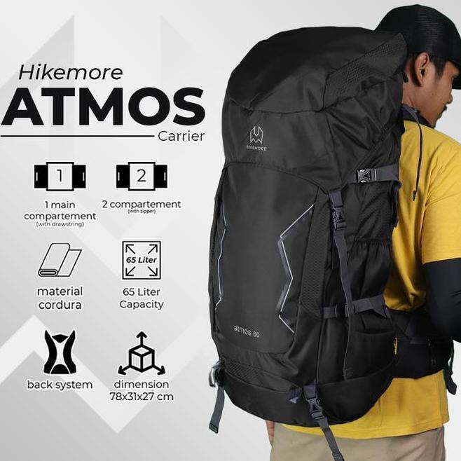 Tas Ransel Gunung Carrier Hikemore Atmos Setara Eiger