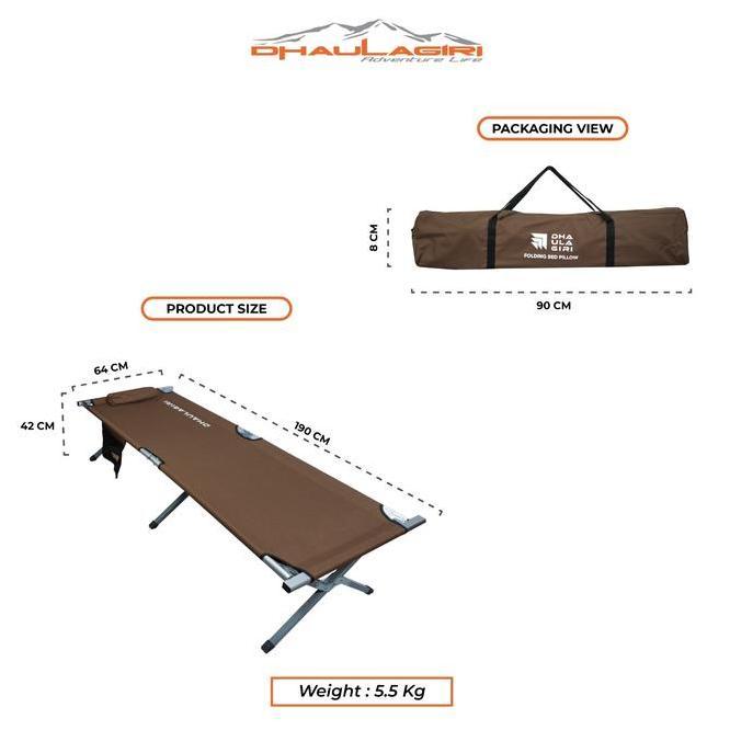 Velbed Lipat Ranjang Lipat Outdoor Folding Bed