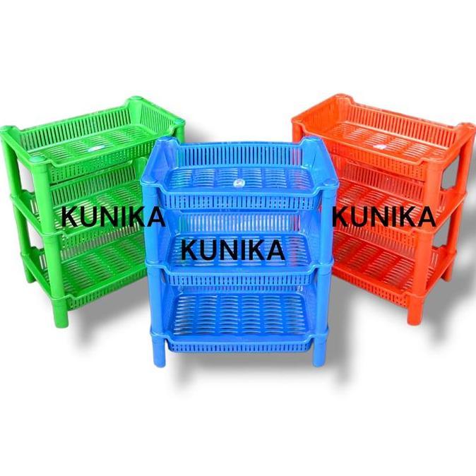TERLARIS RAK SUSUN 3 RAK MINI RAK BUMBU DAPUR TEGAK DAPUR