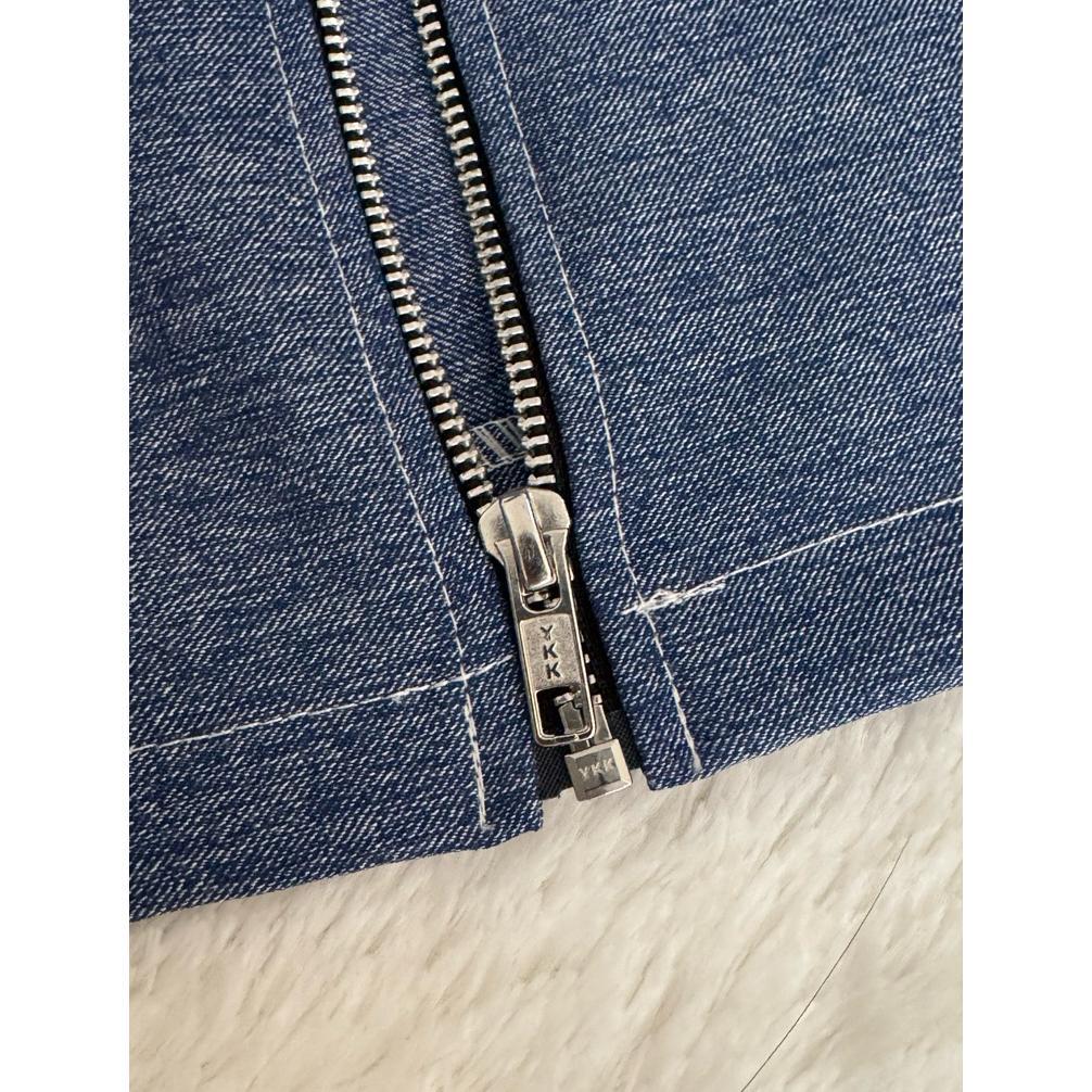 KUALITAS SUPER SATIZE | Sarah Denim Jacket - Jaket Oversized Denim - Oversized Outer - Denim Outer B