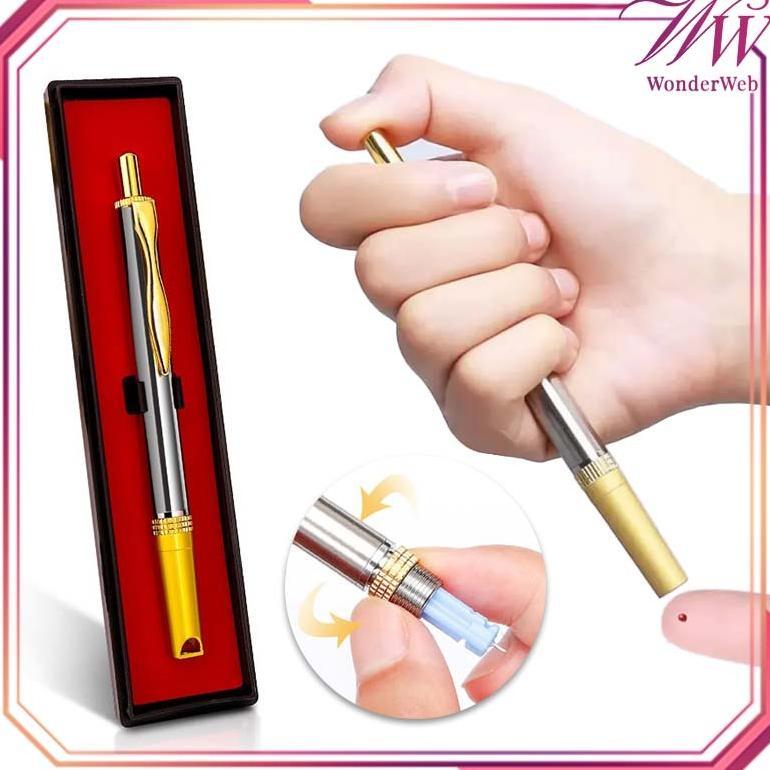 Terlaris Stainless Steel Pulpen Jarum Bekam Pena Jarum Bekam Mirip Samora Pena Lancet Bekam