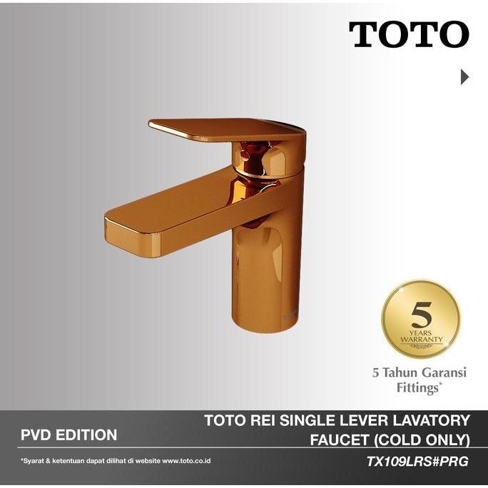 TERLARIS TOTO ROSE GOLD LAVATORY FAUCET TX109LRS | KRAN - KERAN - KRAN WASTAFE