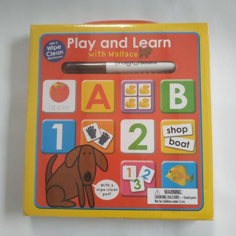 Priddy Box 5 Set Wipe Clean Workbook: Play and Learn with Wall