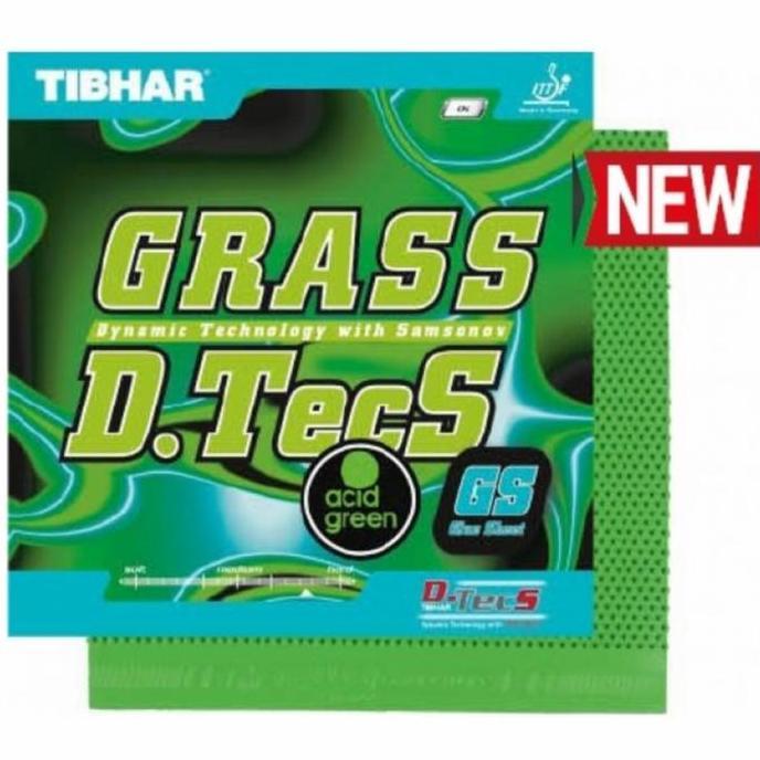 Tibhar GRASS D'TECS GS -ACID GREEN-, Bintik panjang warna HIJAU