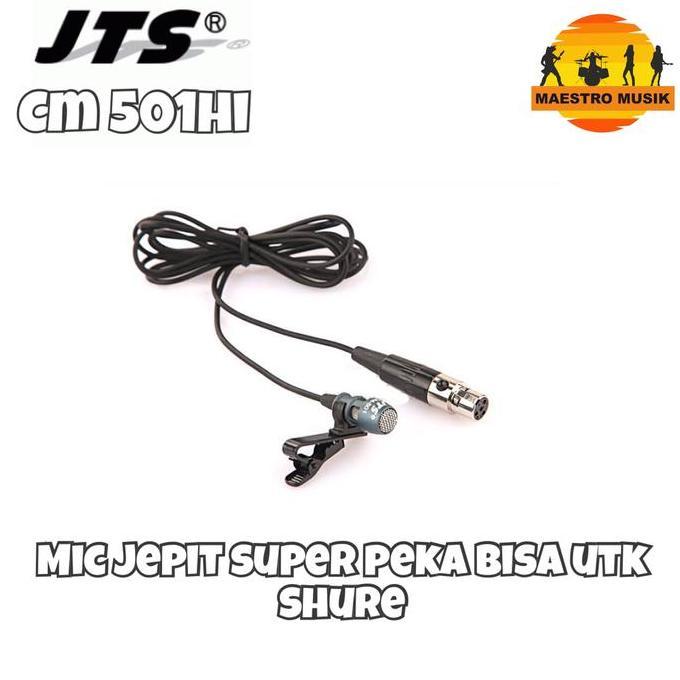 BEBAS ONGKIR - JTS  CM 501HI - clip on super peka bisa utk shure