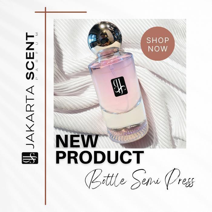 botol parfum Spray Kaca 50 ml semi press