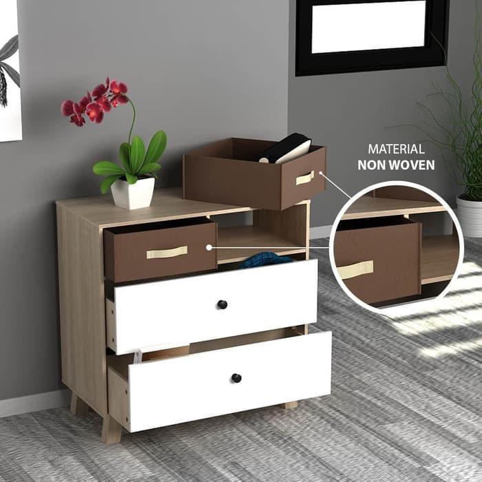 drawer cabinet minimalis kayu