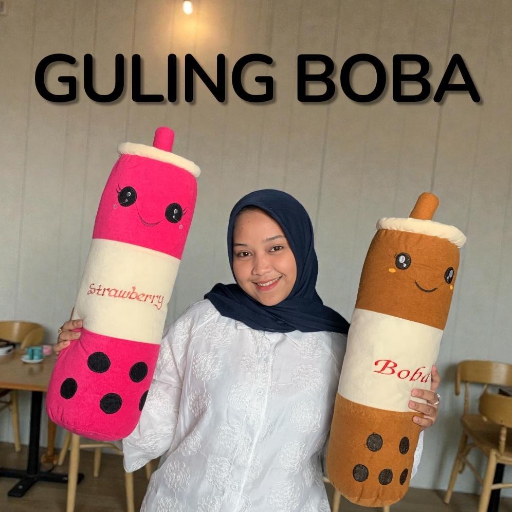 Berkualitas Guling Boneka Boba Led Guling Boba Boneka Guling Bobba