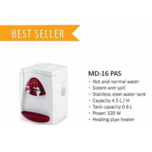 New Dispenser Meja MASPION PANAS&DINGIN (X-TRA HOT) *MEDAN*