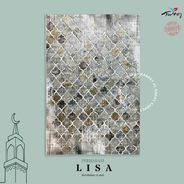 Karpet Permadani Import Turki Jumbo Lisa Uk 250 x 350 Motif Abstrak