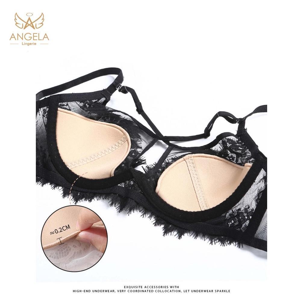 Exclusive Angela Premium Japan Gwen Bra Bh Push Up Set Kawat Celana Dalam Wanita Bikini Sport Beha L