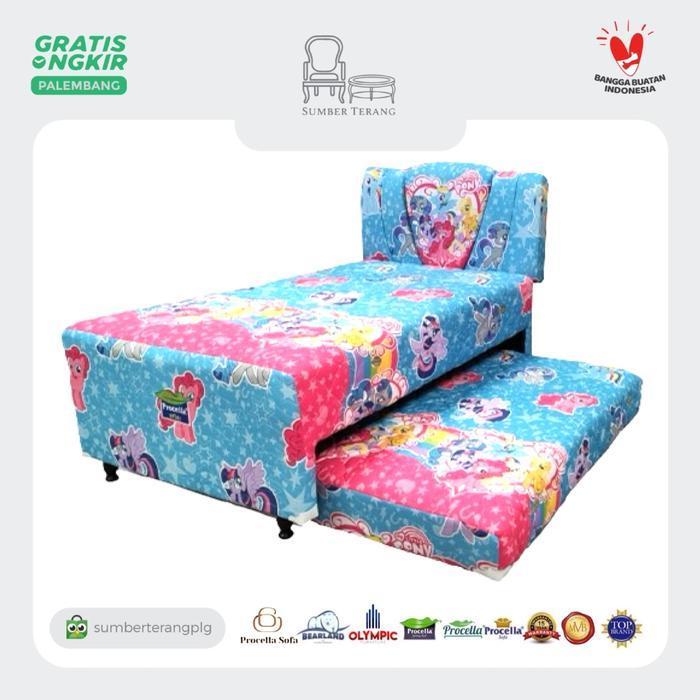 Kasur Springbed Sorong Procella Karakter My Little Pony / Kasur Anak