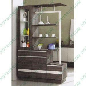 lemari divider sekat penghalang ruangan siantano equity 120 kaca dv 01