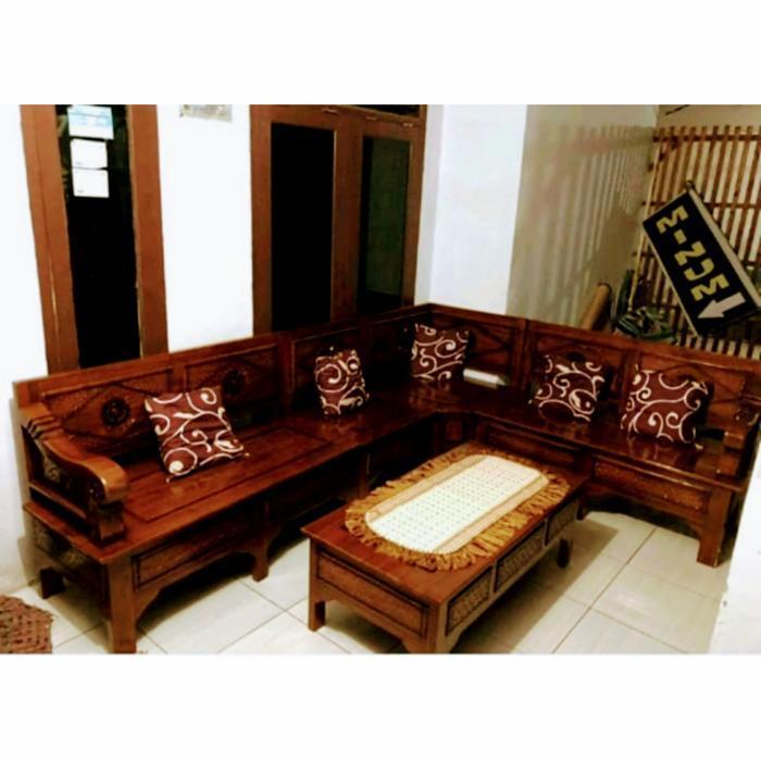 Kursi Sudut - Kursi Tamu L - Kursi Jati Jepara