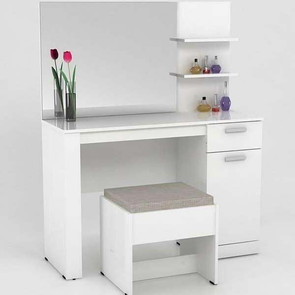 meja rias pro design putih glosy minimalis