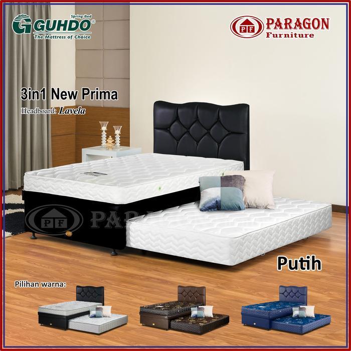 Guhdo Spring bed 3in1 New Prima 90 100 120 140 160 180x200 HB Lavela set - Kasur springbed Sorong