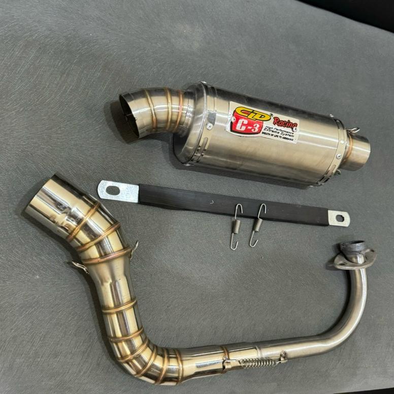 Grade Ori Knalpot Cld C3 Oval Short For Beat.Mio Sporty.Scopy. Dll