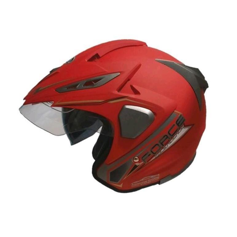 Promo Helm Force Sni Original Anti Pecah Ada Anti Malingnya Garansi Kaca Motor