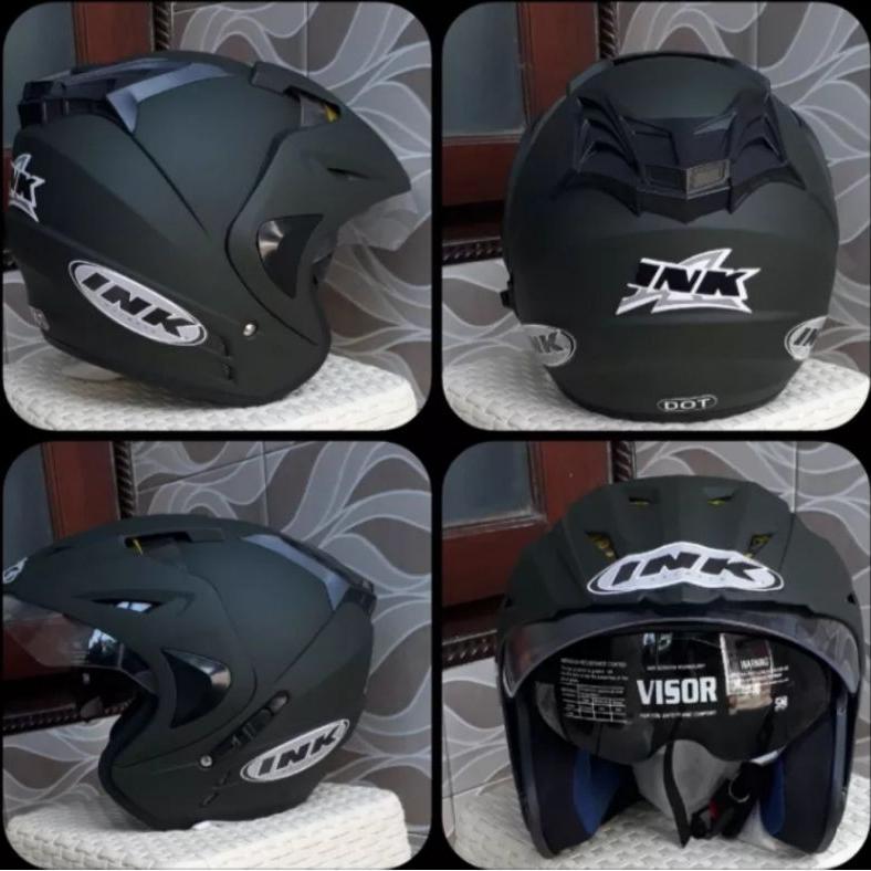 Grade Ori Helm Ink Double Visor Merk Bmt Ber Sni Busa Tebal Garansi Termurah