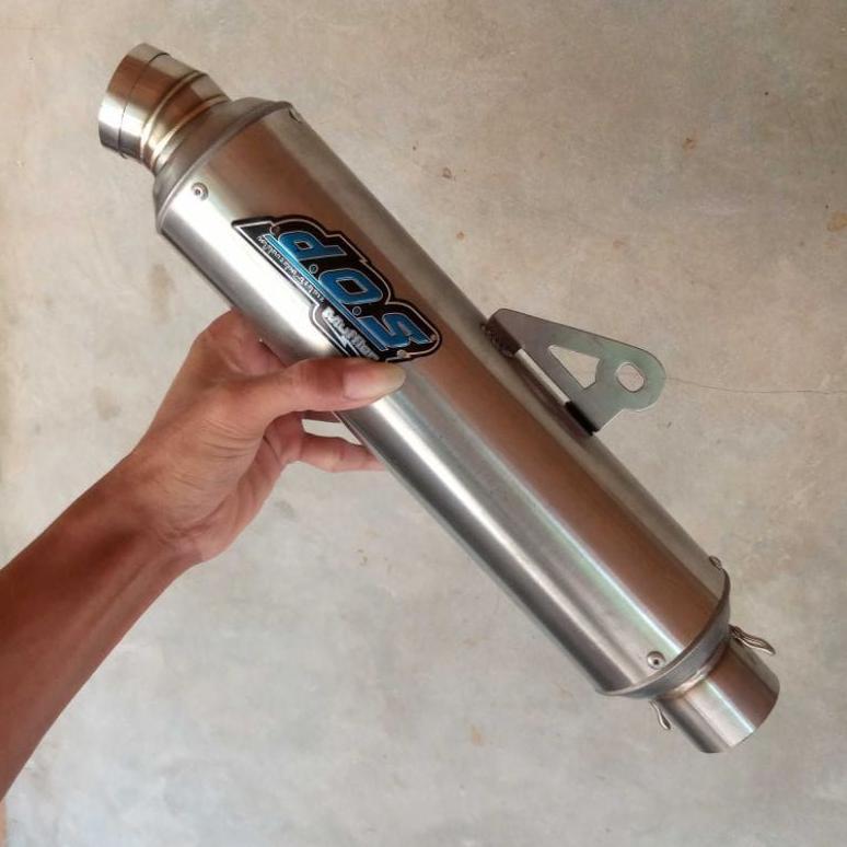 Terlaris Slincer Knalpot Racing Dos Bulat Jenong 30Cm Inlet 50Mm