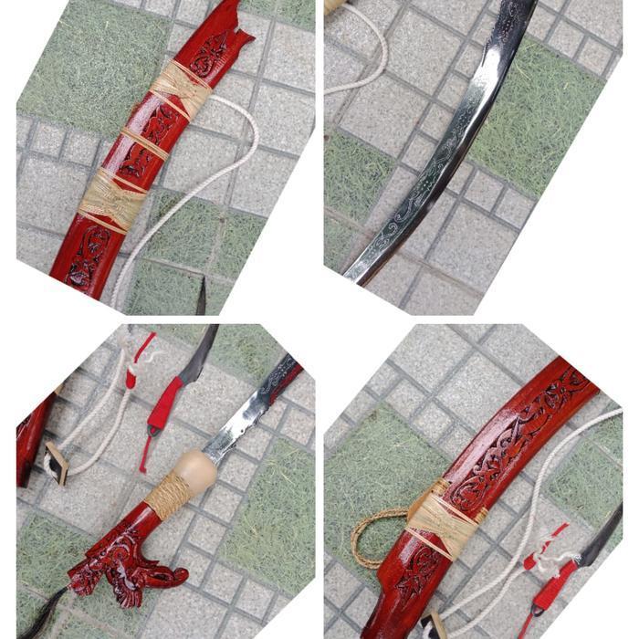 Mandau baja putih big size