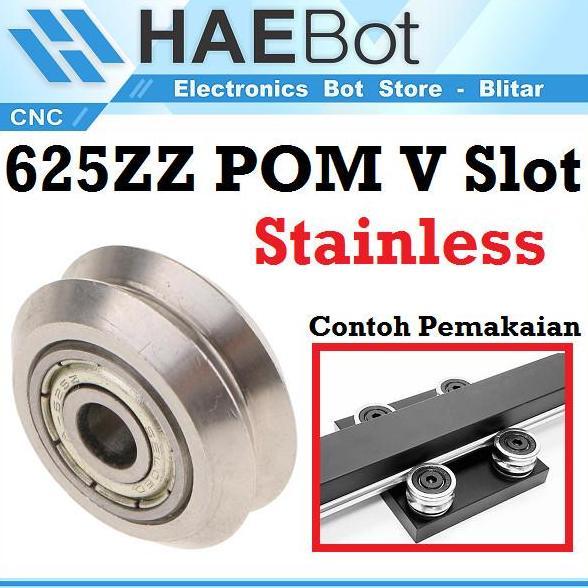 [EBS] Openbuilds V-Slot V Wheel V-Wheel Roda Bearing 625ZZ Stainless