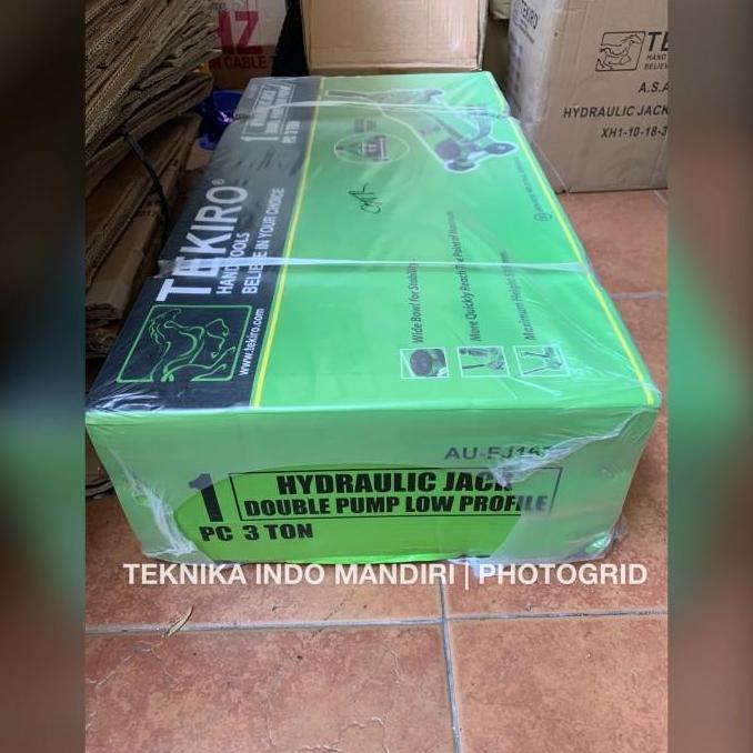 Dongkrak buaya 3 Ton TEKIRO / Dongkrak buaya ceper 3 Ton