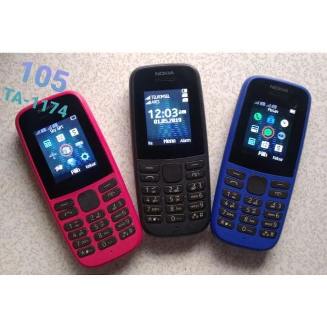 HP jadul Nokia 105/106 dual sim bekas original berkualitas