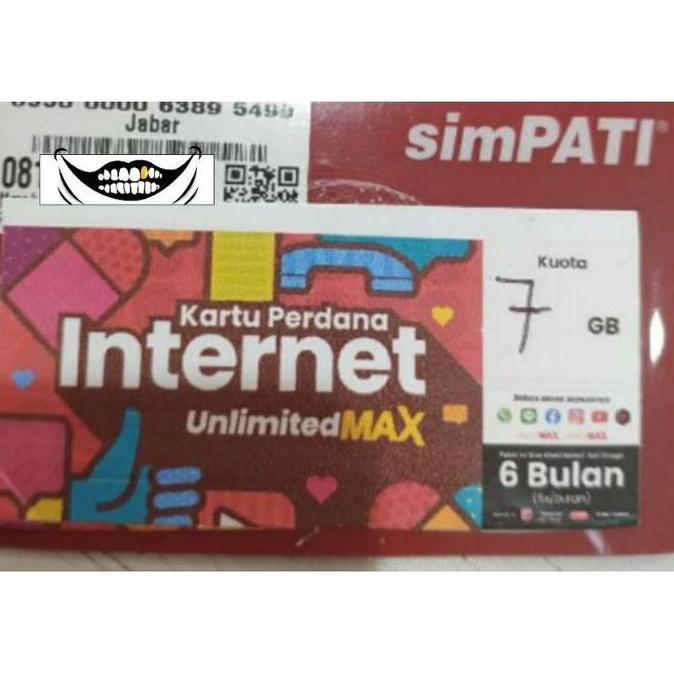 TELKOMSEL 7GB UNLIMITEDMAX
