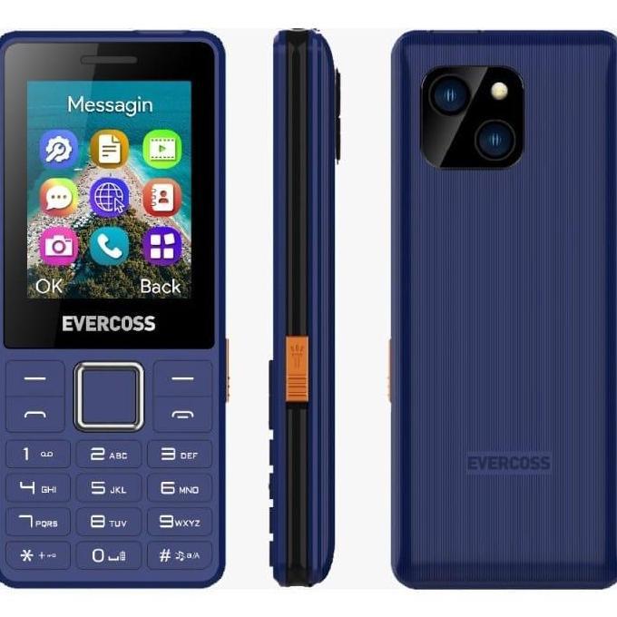 EVERCOSS N2C - LAYAR 2.4 INCH- RADIO TANPA HEADSET- GARANSI RESMI