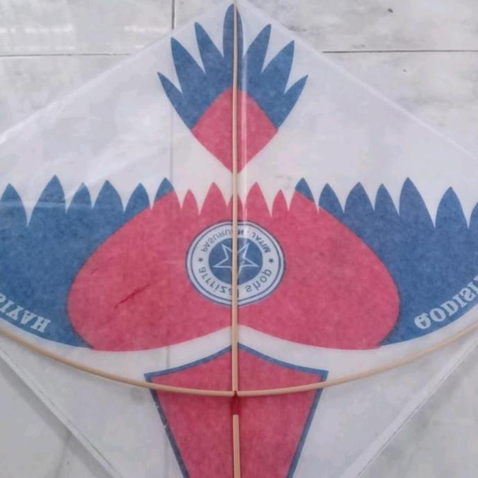 Layangan Super 2 lilitan ,  2 warna isi 20 layamgan