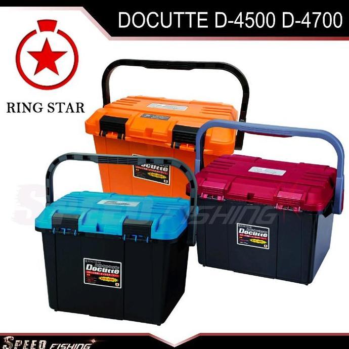 Tackle Box Ring Star Docutte D 4500 4700 Kotak Perlengkapan Alat Pancing