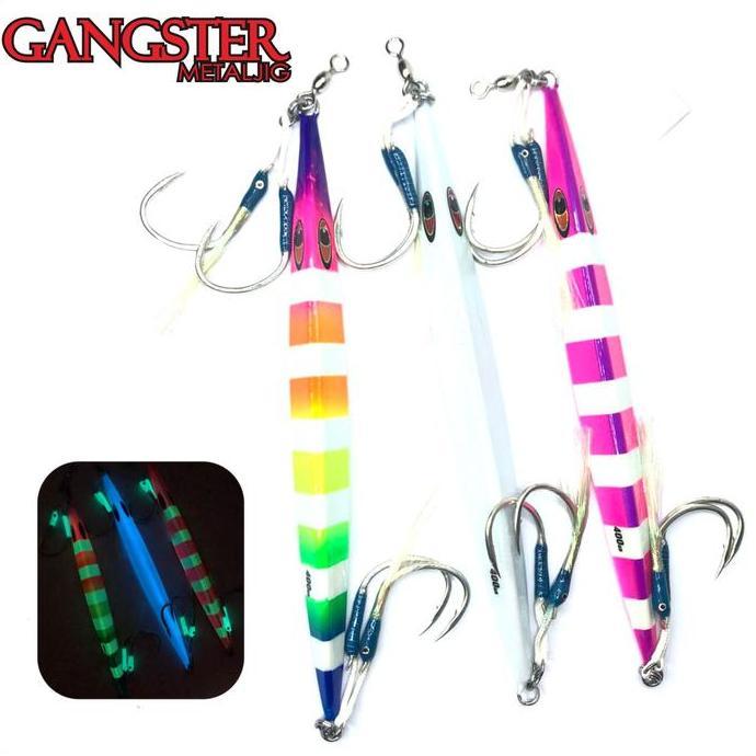 Metaljig GANGSTER 400 GRAM TINGGAL PAKAI Jig glow