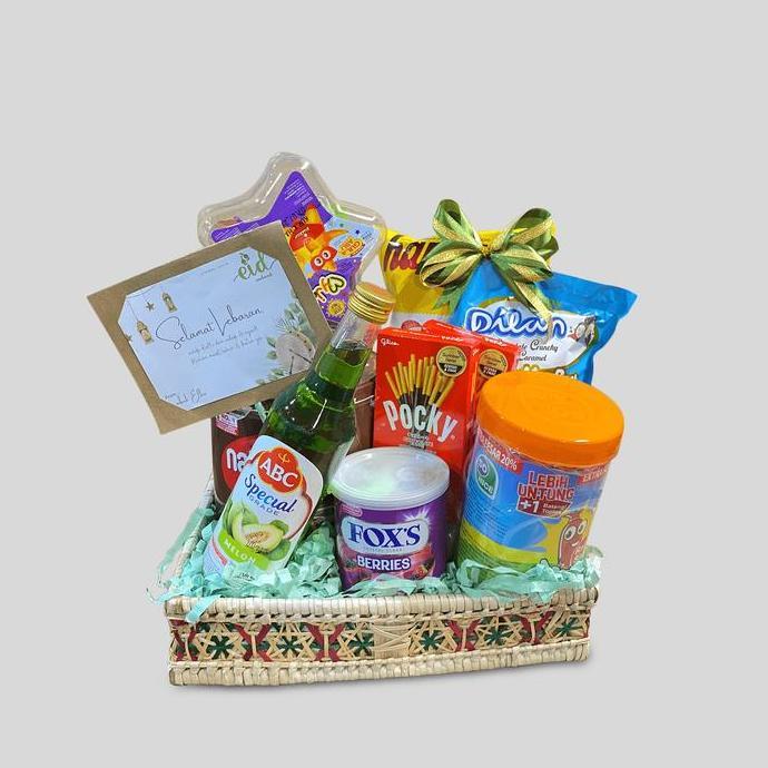 Parcel hampers lebaran, idul fitri, parcel natal,  makanan dan minuman