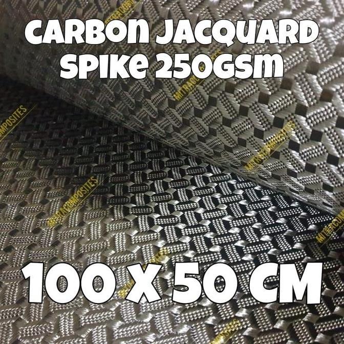 Carbon Kevlar Serat Karbon Jacquard 250gsm