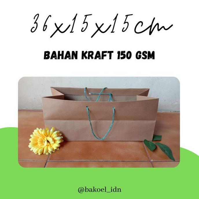 Paper Bag Tas Kertas Kraft Serbaguna Dus Bandeng Brownies Panjang