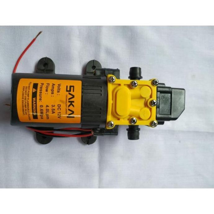 DINAMO POMPA AIR 12V SAKAI 100PSI 5 LPM/ POMPA AIR DC 12V SAKAI /DINAMO SPARE PART SPRAYER ELEKTRIK 