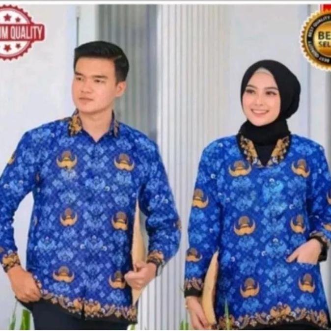 Kemeja Batik Korpri Pria - Seragam Korpri Pns