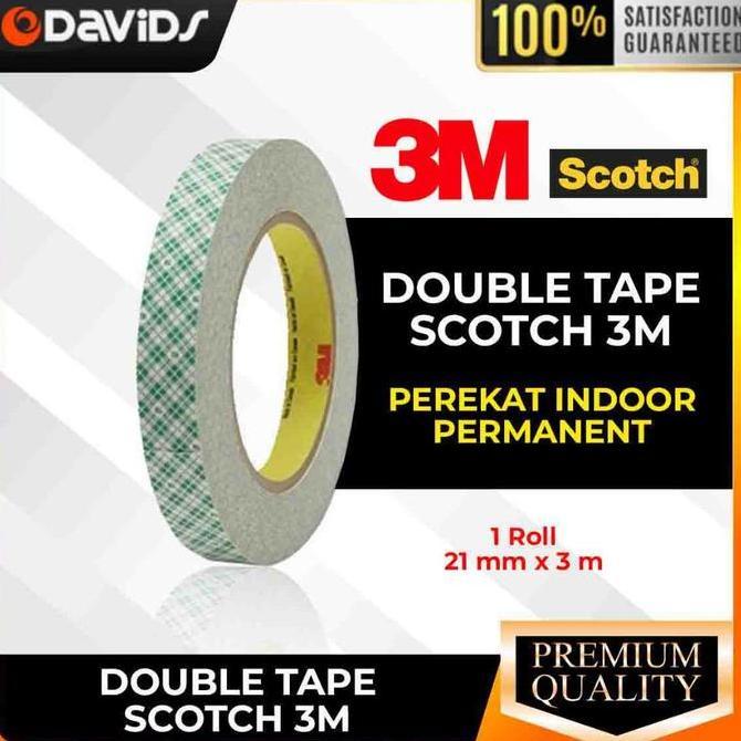 Double Tape Isolasi Dobel Tip Doubletip Solasi Super Kuat 3M 3217-3