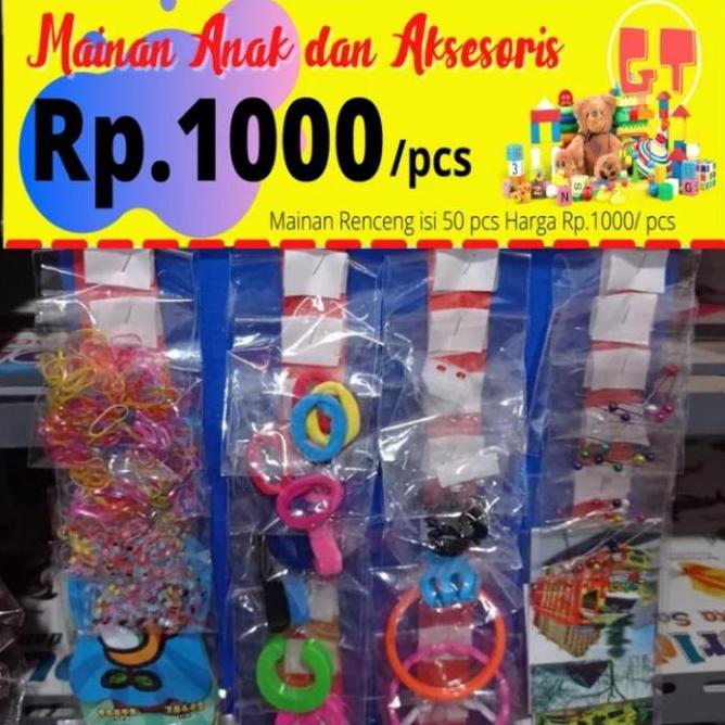 mainan rencengan serba 1000,mainan renteng murah