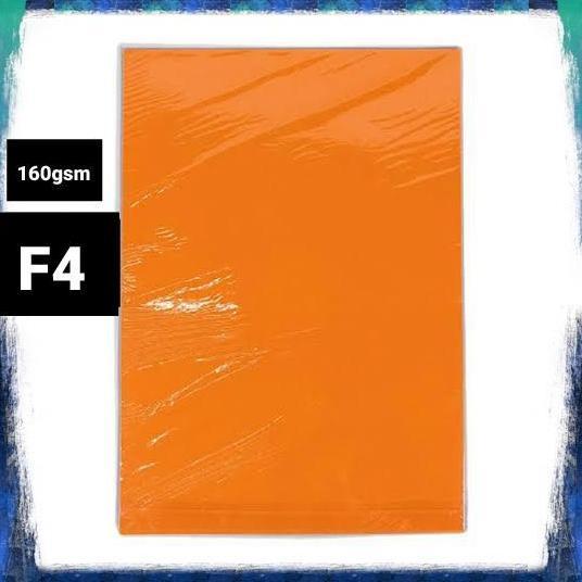 Kertas Bc Manila Orange F4 160gsm