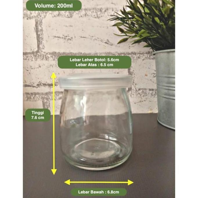 JAR PUDING KACA 200ml