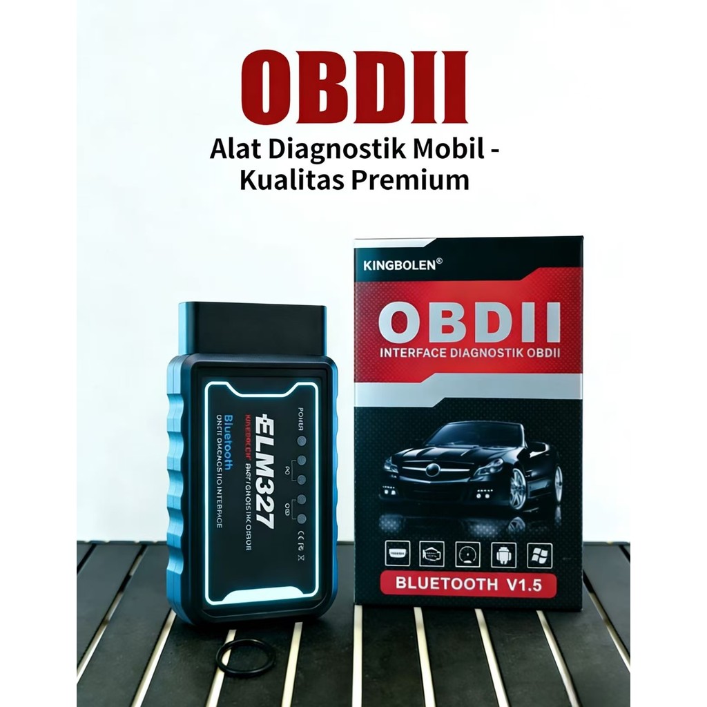 OBD2 Scanner ELM327 V1.5 - Bluetooth dan Wifi, Mendukung Semua Protokol OBD2