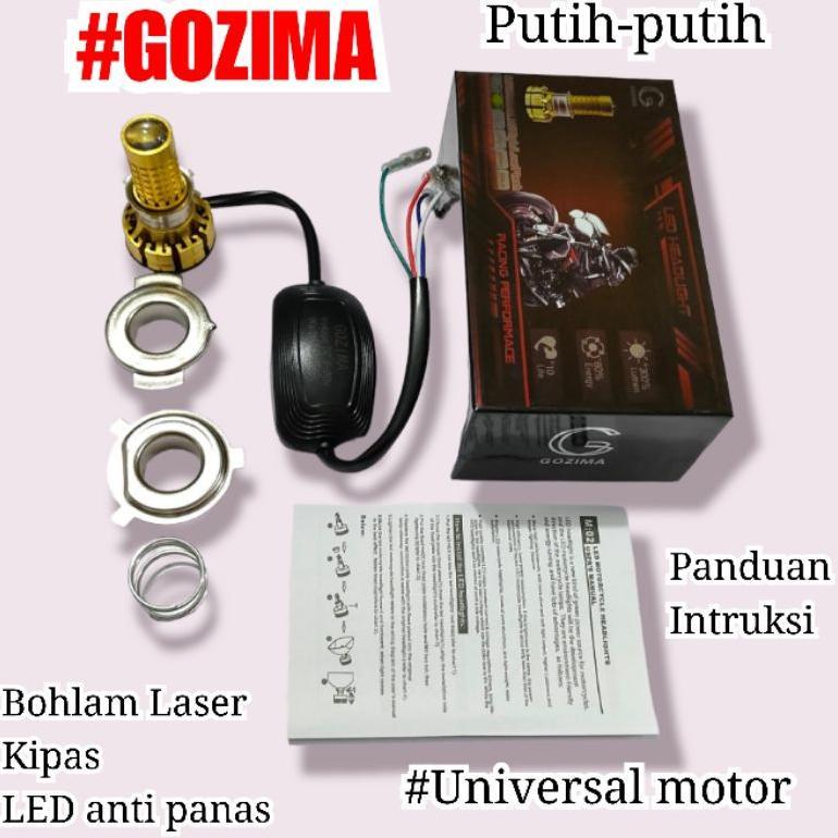 Termurah Lampu Utama Projie Mini Laser Super Terang Gozima Lampu Motor Dan Mobil Warna Putih Halogen