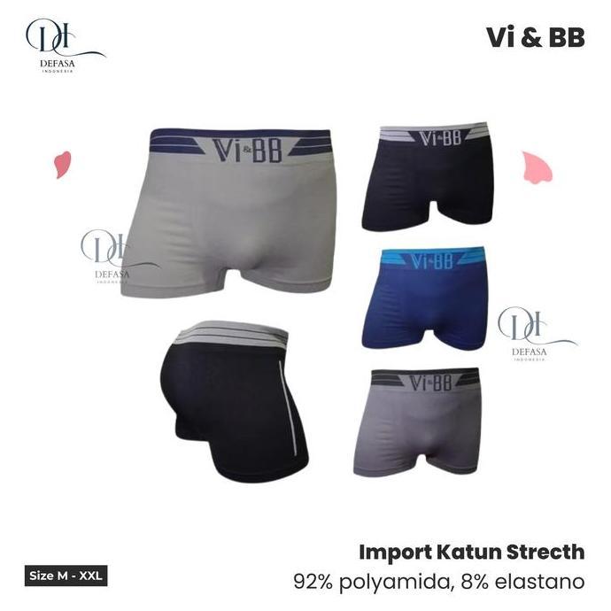 TERLARIS...3 Pcs CELANA DALAM PRIA BOXER V.BB/BOXER PRIA/CELANA DALAM MODEL BOXER