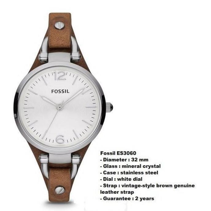 Jam Tangan Wanita Original ES3060 ES 3060 Georgia Original Garansi Resmi 2Tahun