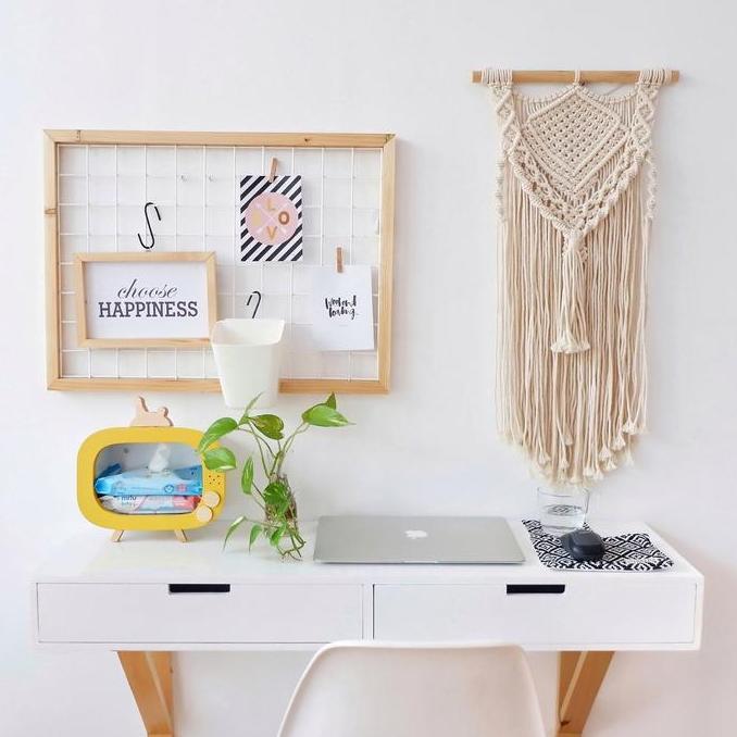 Wiremesh (Mesh board/Gantungan memo/Papan tempel/Board/Hiasan dinding)