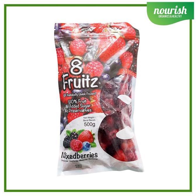 8 Fruitz IQF Mix Berries Frozen / Mixed berries 500 gr