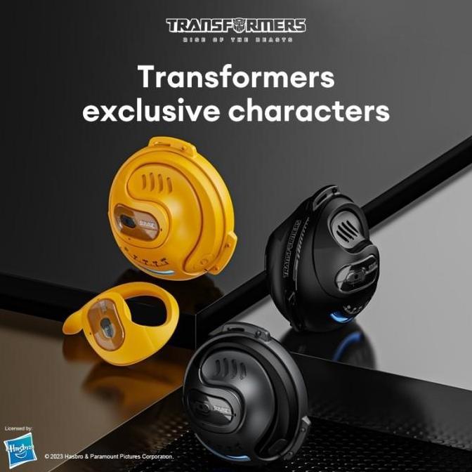 Transformers TWS T07 True Wireless Bluetooth Headset Earhook Earphone